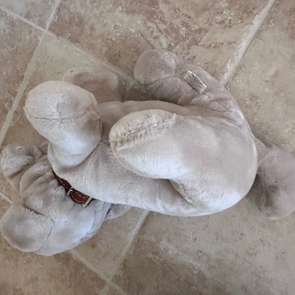 Vintage Commonwealth Bulldog with Collar Puppy Dog Plush Stuffed Animal - Picture 8 of 10